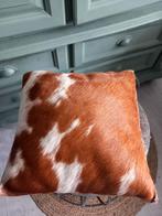 Koeienhuid kussen, Ophalen of Verzenden, Zo goed als nieuw, Bruin, Vierkant