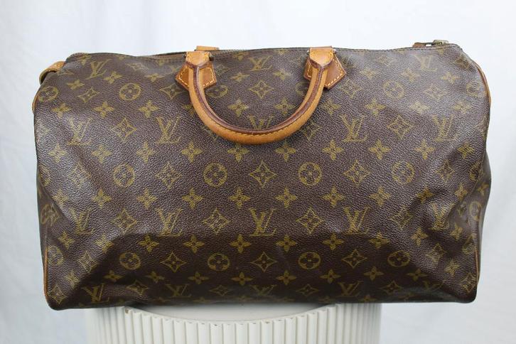 Louis Vuitton Speedy 40 - 911, Sieraden, Tassen en Uiterlijk, Tassen | Damestassen, Zo goed als nieuw, Handtas, Bruin, Ophalen of Verzenden