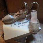 L.K. Bennett Gouden Sleehak Damesschoenen, maat 38, Ophalen of Verzenden, Zo goed als nieuw, Schoenen met hoge hakken, L.K. Bennett