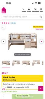 Half hoogslaper, Kinderen en Baby's, Ophalen of Verzenden, Zo goed als nieuw, Hoogslaper