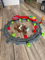 Ecoiffier speelgoed trein boerderij, Ophalen of Verzenden, Zo goed als nieuw, Complete set