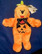 HALLOWEEN DISNEY vintage beanie bean bag Pumpkin Pooh Poeh, Ophalen of Verzenden, Winnie de Poeh of vrienden, Zo goed als nieuw