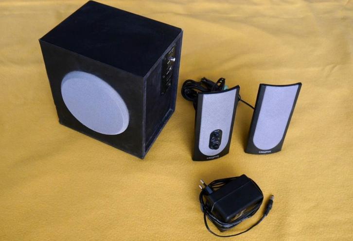 Speakerset voor PC/Laptop Creative SBS380, Computers en Software, Pc speakers, Gebruikt, Audiokanaal 2.1, Ophalen of Verzenden
