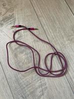 Audiokabel 3.5mm Jack - Roze/Zwart, Ophalen of Verzenden, Zo goed als nieuw, Minder dan 2 meter, Overige kabels
