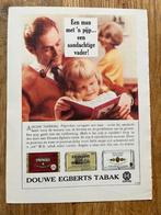 Douwe Egberts pijptabak originele advertentie vintage, Verzamelen, Ophalen of Verzenden, Gebruikt, Overige typen