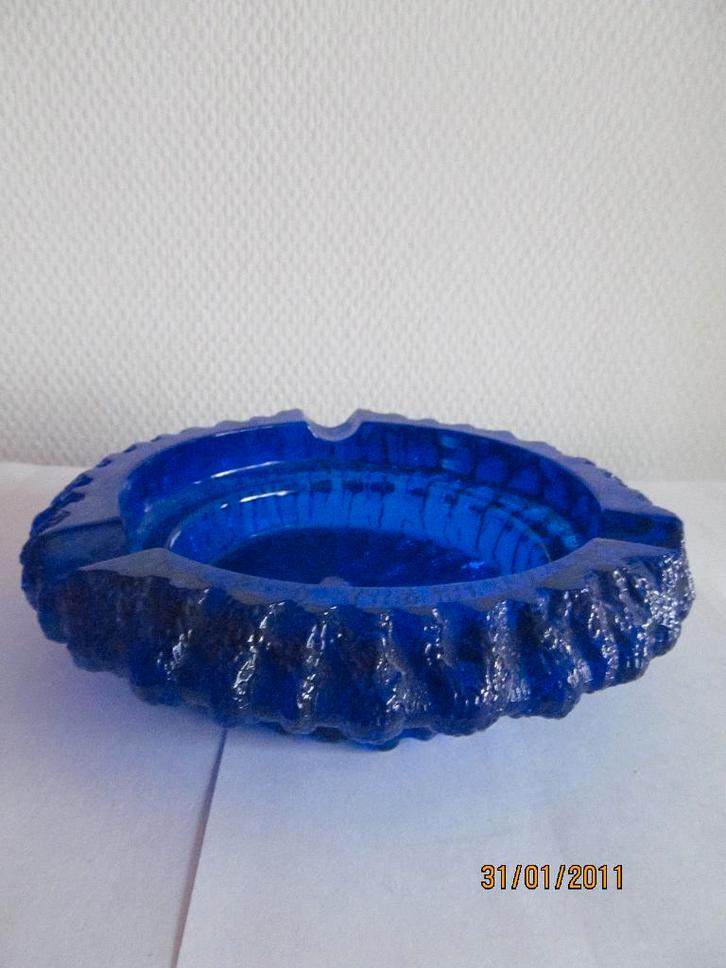 Skruf - Lars Hellsten - Asbak - Skandanavian Modern - 1960, Antiek en Kunst, Antiek | Glas en Kristal, Ophalen