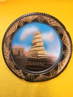 Antiek Koperen Bord - Samarra Minaret, Ophalen of Verzenden