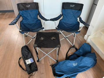 Set van 2 Trail campingstoelen met Hypercamp tafeltje beschikbaar voor biedingen