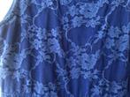 Nieuwe blauwe jurk met kant, Nieuw, Maat 36 (S), Boven de knie, Verzenden