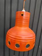 Mobach vintage oranje aardewerk lamp keramiek 1960 1970, Huis en Inrichting, Lampen | Hanglampen, Ophalen of Verzenden, Zo goed als nieuw