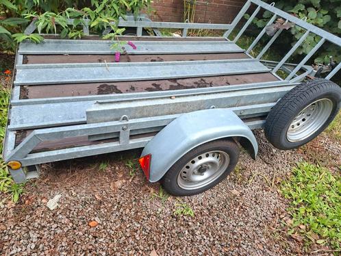 Ongeremde aanhanger,  geschikt voor 3 motoren., Auto diversen, Aanhangers en Bagagewagens, Gebruikt, Ophalen