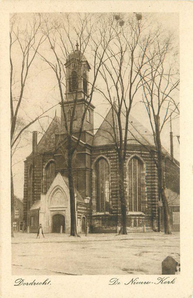 701071001 Dordrecht De Nieuwe Kerk, Verzamelen, Ansichtkaarten | Nederland, Zuid-Holland, Voor 1920, Verzenden
