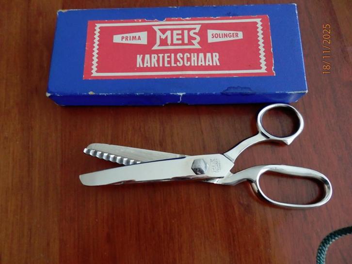 Meis Solingen kartelschaar, Hobby en Vrije tijd, Naaien en Fournituren, Nieuw, Overige typen, Ophalen of Verzenden