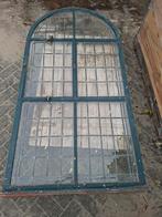 Stalen Kozijn met Glas in Lood, Doe-het-zelf en Verbouw, Ophalen, Gevelraam of Ruit, Gebruikt, Glas in lood