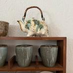 Vintage japanse jaren ‘50 schelp theepot, Ophalen of Verzenden