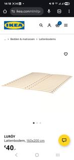 Gebruikt Ikea lattenbodem, Huis en Inrichting, Slaapkamer | Matrassen en Bedbodems, Ophalen, Gebruikt, Tweepersoons, 200 cm