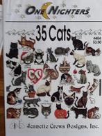 Borduurpatroon " 35 Cats", Hobby en Vrije tijd, Borduren en Borduurmachines, Ophalen of Verzenden, Zo goed als nieuw