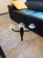 Antieke grote murano glazen kandelaar zie foto's, Ophalen of Verzenden, Glas