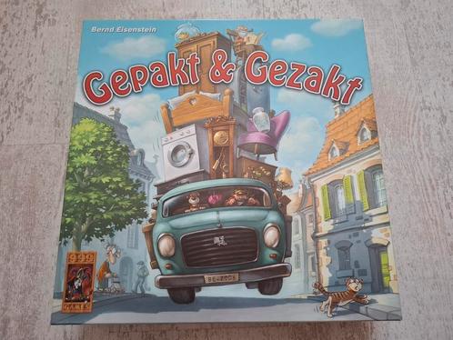 Gepakt & Gezakt spel, pak je wagen goed in!, Hobby en Vrije tijd, Gezelschapsspellen | Overige, Zo goed als nieuw, Een of twee spelers