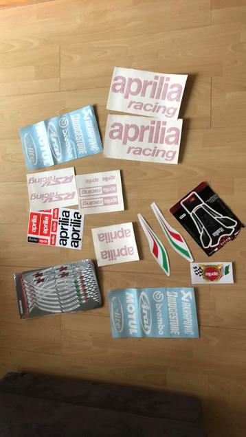 Aprilia sticker set 1 jaar oud beschikbaar voor biedingen