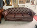 Bankstel bruine Springvale Chesterfield bankstel nieuw staat, Ophalen of Verzenden, Nieuw, Leer