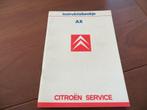 Instructieboek Citroen AX 12-1987, zeer mooi, Auto diversen, Handleidingen en Instructieboekjes, Ophalen of Verzenden