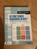 De functioneel beheerder en BiSL, Boeken, Informatica en Computer, Gelezen, Vakgebied of Industrie, Ophalen of Verzenden, Jacinta Hall & Jasper Maas