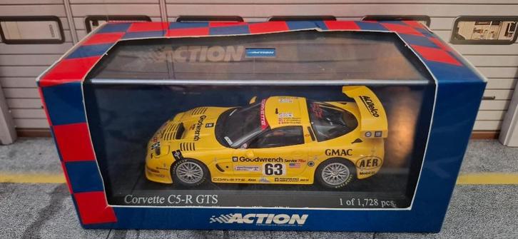 1.43 chevrolet c5-r gts #63, Hobby en Vrije tijd, Modelauto's | 1:43, Zo goed als nieuw, Auto, Overige merken, Ophalen of Verzenden