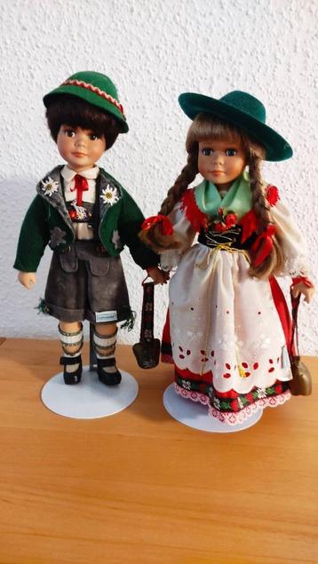 Duitse handgemaakte porseleinen poppen
