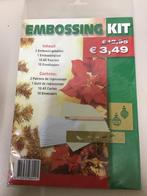 Kerstkaarten Embossing Kit, Diversen, Kerst, Ophalen of Verzenden, Nieuw