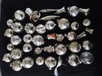 40 oude kerstballen kerstornamenten brocante kerst zilver, Ophalen, Gebruikt