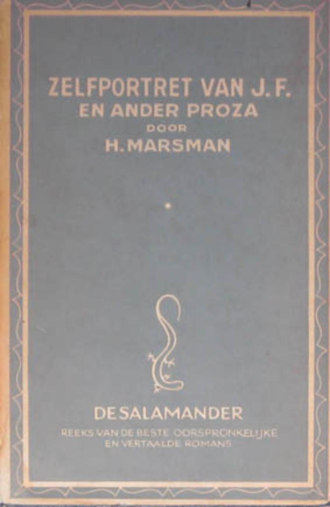 [Marsman, H.] - Zelfportret van J.F., Boeken, Literatuur, Zo goed als nieuw, Ophalen of Verzenden