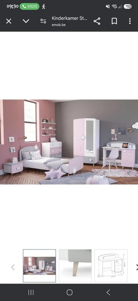 Complete meisjes slaapkamer te koop, Kinderen en Baby's, Kinderkamer | Complete kinderkamers, Zo goed als nieuw, Meisje, Ophalen of Verzenden