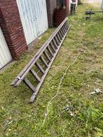Wienese schildersladder 2x18 sports, Doe-het-zelf en Verbouw, Ladders en Trappen, Ophalen, Gebruikt, Ladder, Opvouwbaar of Inschuifbaar