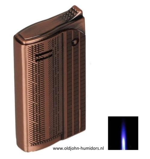 SAS06 MERK JETFLAME SIGAARAANSTEKER "AUSTRIA 2" ANTIEK KOPE, Verzamelen, Rookartikelen, Aanstekers en Luciferdoosjes, Nieuw, Aansteker