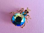 jwg Art Deco 30s aurora borealis spin insect broche gekleurd, Verzenden, Overige materialen, Broche