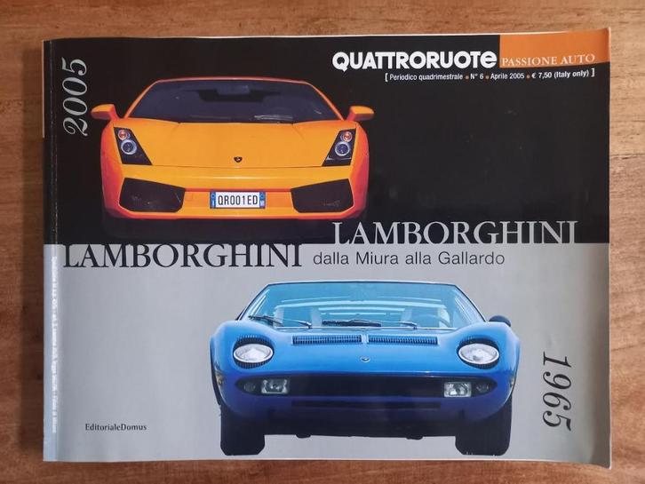 Lamborghini dalla Miura alla Galardo 1965-2005., Boeken, Auto's | Boeken, Gelezen, Overige merken, Ophalen of Verzenden