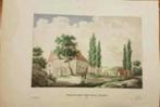ingekleurde ets Jean Baptiste Jobard waterloo 1827, Antiek en Kunst, Ophalen