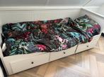 Ikea HEMNES wit bed slaapbank 80*200 cm 2 persoons met lades, Ophalen, Gebruikt, 100 cm of meer, Lattenbodem
