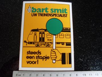 sticker bart smit logo uw treinenspecialist stapje voor beschikbaar voor biedingen
