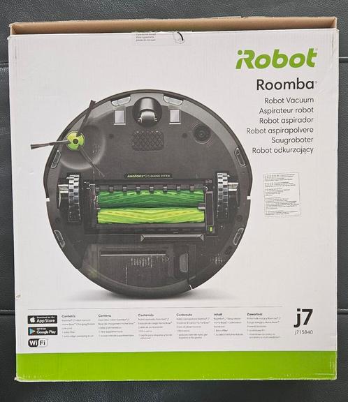 iRobot Roomba J7, Witgoed en Apparatuur, Stofzuigers, Zo goed als nieuw, Robotstofzuiger, Minder dan 1200 watt, Reservoir, Ophalen of Verzenden