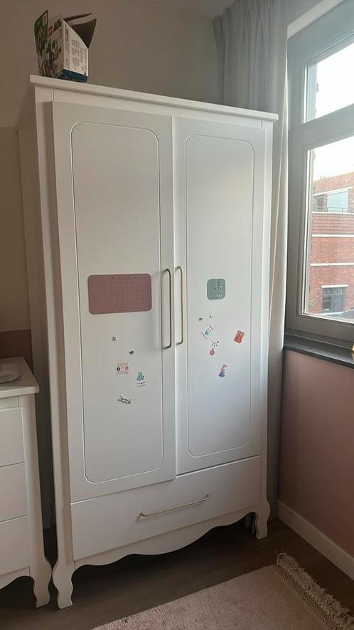 Bopita Elena kledingkast 2 deurs, Kinderen en Baby's, Kinderkamer | Commodes en Kasten, Zo goed als nieuw, Kast, 105 cm of meer
