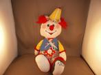 vintage leer clown  rits veter knoop drukknoop gekleurd 43cm, Kinderen en Baby's, Speelgoed | Knuffels en Pluche, Ophalen of Verzenden