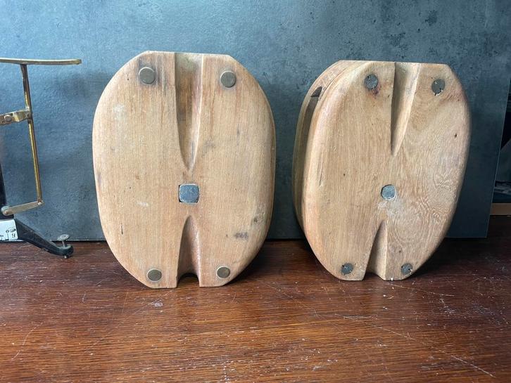 2 Grote katrollen stropblokken 23 bij 16 cm 9 cm dik, Watersport en Boten, Zeilen en Zeiltoebehoren, Zo goed als nieuw, Minder dan 15 m²