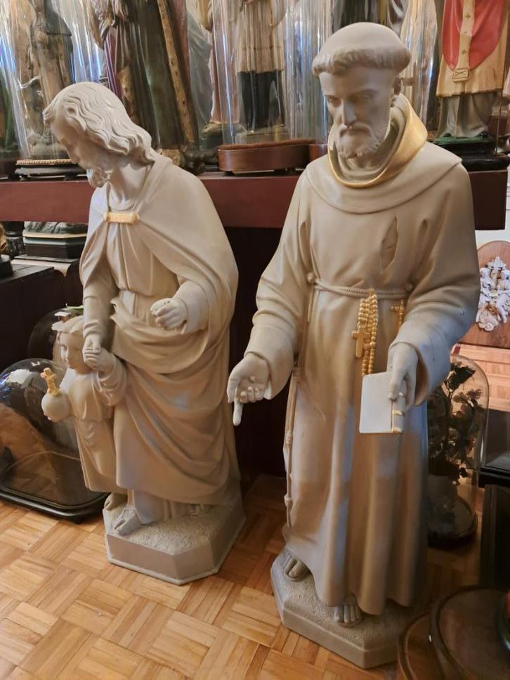 Heilige Beelden Maria theresa Helena Louis-Marie St Antonius, Antiek en Kunst, Antiek | Religie, Ophalen