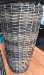 Wicker vaas kunstof, Minder dan 30 cm, Minder dan 60 cm, Rond, Ophalen of Verzenden