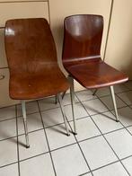 2 bureau stoelen, Ophalen, Gebruikt, Twee, Bruin