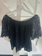 Zwarte Spaanse kanten bloes nieuw off shoulder Onesize, Ophalen of Verzenden, Nieuw, Zwart