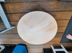Kleine ronde houten inklapbare lage tafel met poten, Huis en Inrichting, Ophalen of Verzenden, Zo goed als nieuw