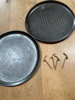 Dubbele Pizza bakset, Ophalen of Verzenden, Gebruikt